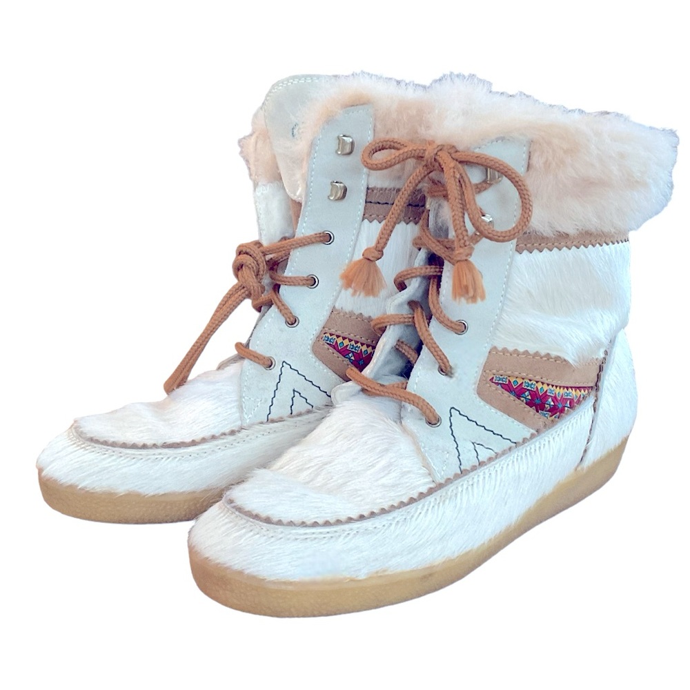 La Scarps Dival Elisa Wool and Suede Boot Made in Italy